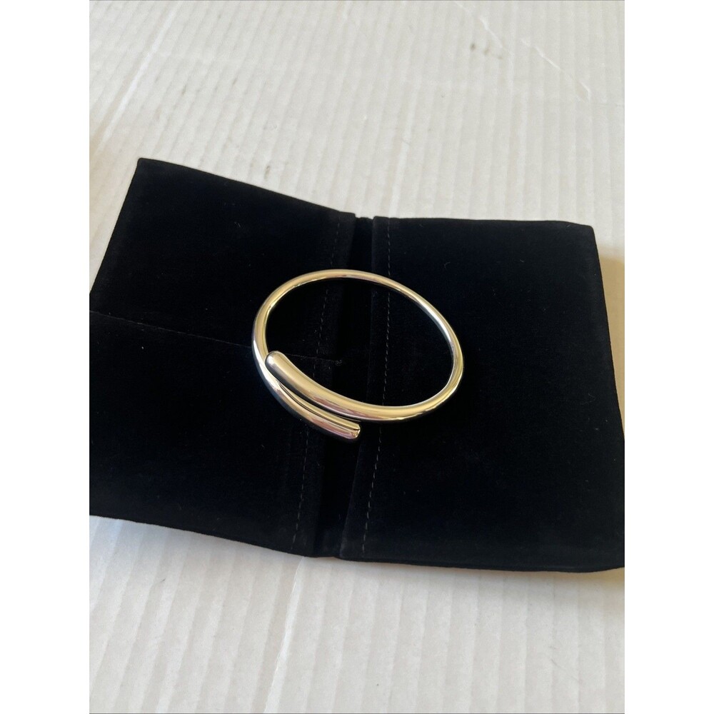 Lie Studio Olga Bracelet 925 Sterling Silver-Plated Brass NWT - Picture 10 of 13